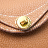 Hermes Mini Lindy Gold GHW - B