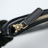 Chanel 2025SS Mesh & Shiny Lambskin Clutch with Chain