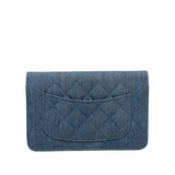 Chanel WOC Denim Pearl Crush GHW - (MICROCHIP)