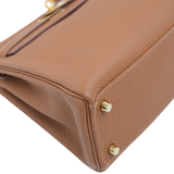 Hermes Kelly 25 Togo Gold GHW - U