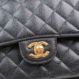 HOLD | Chanel Double Flap Medium Black GHW - (MICROCHIP)