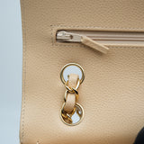 Chanel Double Flap Small Beige Claire GHW - (MICROCHIP)