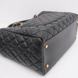 Chanel Coco Handle Tote Bag Black Caviar GHW - s26