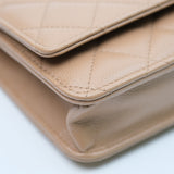 Chanel WOC Seasonal Dark Beige - (MICROCHIP)