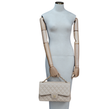 Chanel Double Flap Jumbo Beige GHW - (MICROCHIP)
