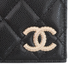 Chanel Passport Holder Black Caviar