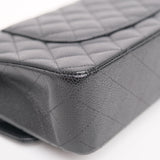 Chanel Double Flap Medium Black GHW - (MICROCHIP)