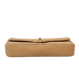 HOLD | Chanel East West Flap Dark Beige GHW - s10