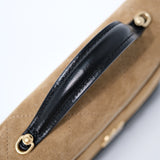 Chanel Coco Base Top Handle Long Vanity Suede