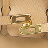 Hermes Birkin 25 Sellier Biscuit GHW - U