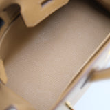 Hermes Birkin 25 Sellier Biscuit GHW - U