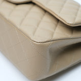 Chanel Double Flap Medium Dark Beige GHW - (BRANDNEW)