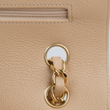 Chanel Double Flap Medium Beige Claire -(MICROCHIP)