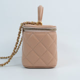 Chanel Vanity Top Handle Pink Beige - s31