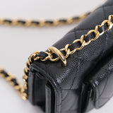 Chanel Mini WOC Caviar Black - GHW