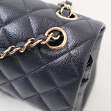 Chanel Double Flap Small Navy -s28