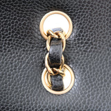 Chanel Double Flap Small Black Caviar GHW - (MICROCHIP)