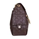 Chanel 25 Small Chocolat GHW - (BRANDNEW)