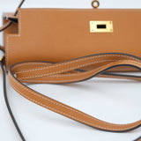 Hermes Kelly To Go Gold GHW - B