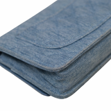 Chanel WOC Denim Pearl Crush GHW - (MICROCHIP)