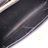 Hermes Kelly To Go Noir Chevre GHW - Y