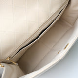 Chanel Single Flap XXL Beige GHW - (UNUSED)