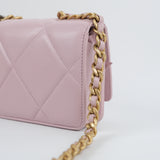 Chanel 19 Wallet on Chain (WOC) Pink