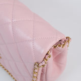 Chanel Neverending Chain Medium Flap Pink - (MICROCHIP)