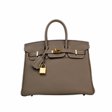 HOLD | Hermes Birkin 25 Etoupe GHW - U