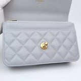 HOLD | Chanel WOC Gray Sweetheart - (MICROCHIP)