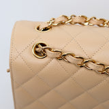 Chanel Double Flap Beige Jumbo - (MICROCHIP)