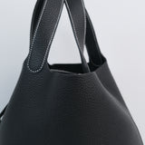 HOLD | Hermes Picotin 22 Black Contrast Stitch - B