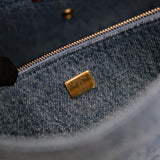 Chanel Maxi Flap Denim Blue GHW - (BRAND NEW)
