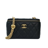 Chanel Vanity Black Sweetheart - (LIKE NEW)