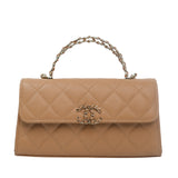 Chanel Kelly Clutch Beige GHW - (MICROCHIP)
