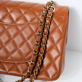 Chanel Double Flap Medium Caramel