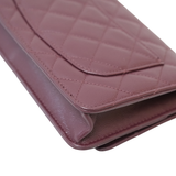 HOLD | Chanel WOC Burgundy Seasonal GHW - (MICROCHIP)