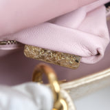 Dior Mini Lady D Phython Gold