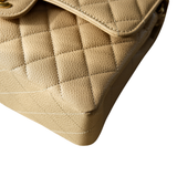 Chanel Double Flap Small Beige Claire GHW - (MICROCHIP)