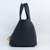 Hermes Picotin 18 Bleu Nuit GHW  -Y