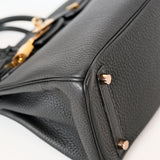 Hermes Birkin 25 Noir Togo