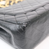 Chanel Vintage Flap Black Caviar GHW - s7