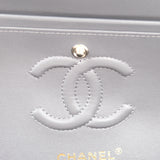 HOLD | Chanel Double Flap Small Dark Gray - (MICROCHIP)