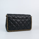 Chanel Never Ending Medium Flap Black