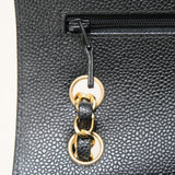 Chanel Double Flap Small Black Ghw -s30