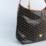 Goyard Bohemme Tan with Yellow Heart