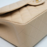 Chanel Double Flap Jumbo Beige Claire GHW - s14