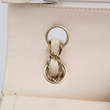 Chanel Double Flap Medium Cream -s29