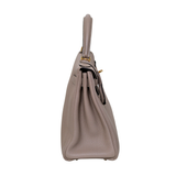 Hermes Kelly 28 Tourterelle GHW