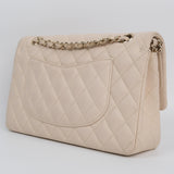 Chanel Double Flap Medium Cream -s29